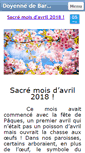 Mobile Screenshot of doyennedebarvaux.org